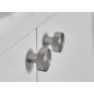 S Buton SIMON efect inox,diametru 35mm
